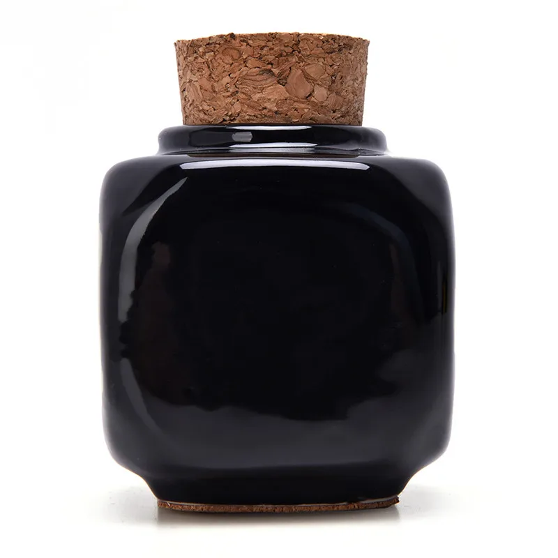1 шт./лот фарфоровый Материал Черный цвет дизайн ногтей Акриловое Стекло Dappen Блюдо контейнер для жидкой пудры