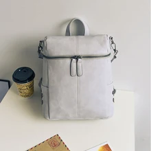 Backpack Faux Leather Women Daily Embossing Style Shoulder Bag For Teenage Girls Fashion Vintage Rucksack