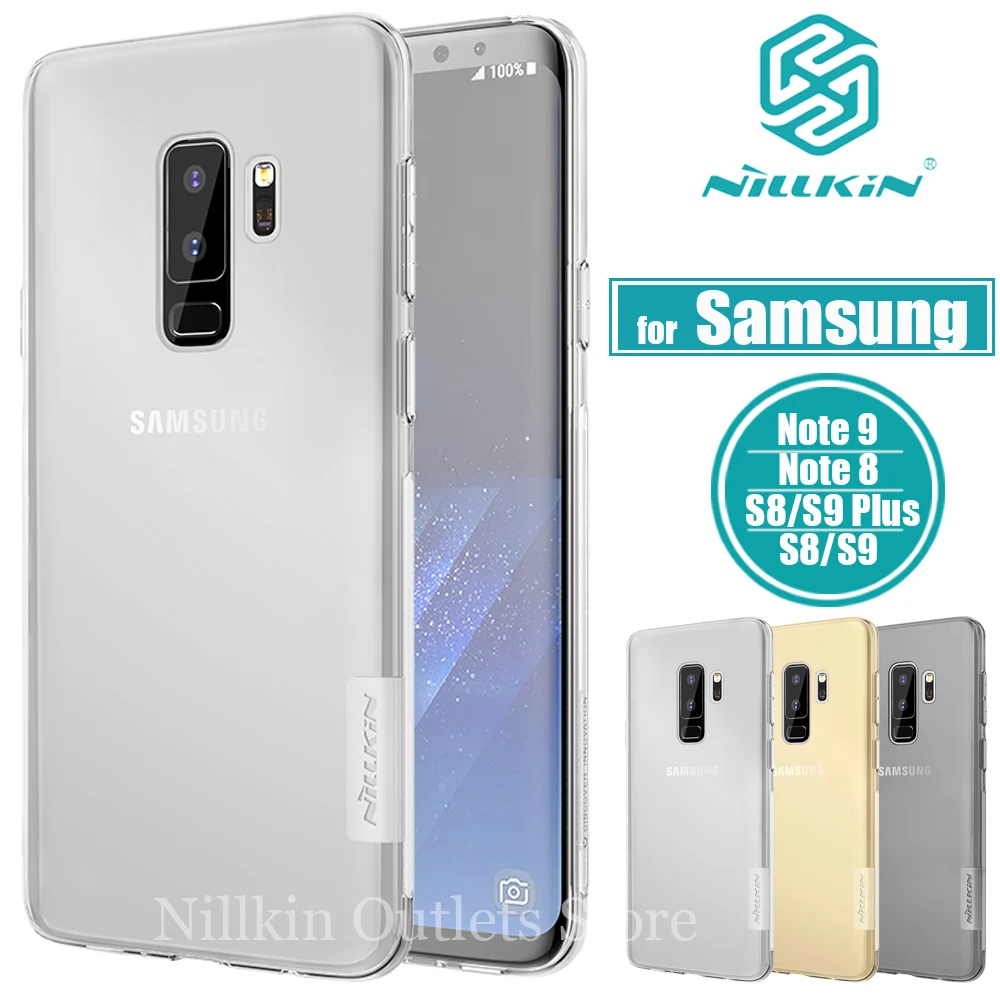 

Nilkin for Samsung Galaxy Note 9 8 Case Nillkin Soft Silicone TPU Clear Transparent Phone Bag Cover for Samsung S9 S8 Plus Cases