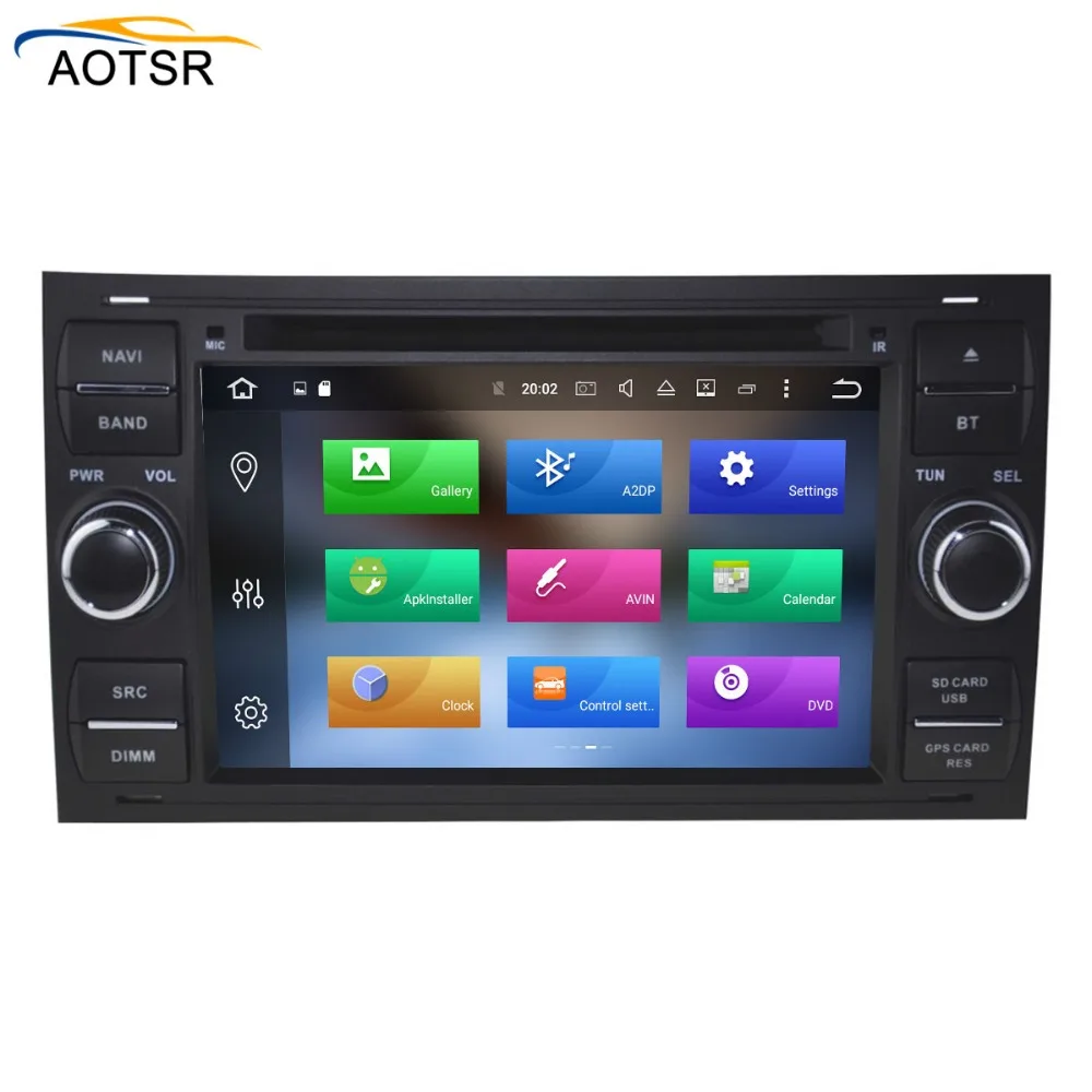 Excellent Android 8.1 For Ford Mondeo S-max Focus C-MAX Galaxy Fiesta 2 DIN car DVD player Radio GPS stereo navigation touch screen audio 1