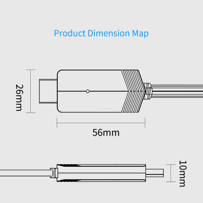 2-в-1 LD24 проводной экранный преобразователь Тип-C Micro USB 1080 P Высокое разрешение Plug-and-игровой адаптер Разъем для Android ios