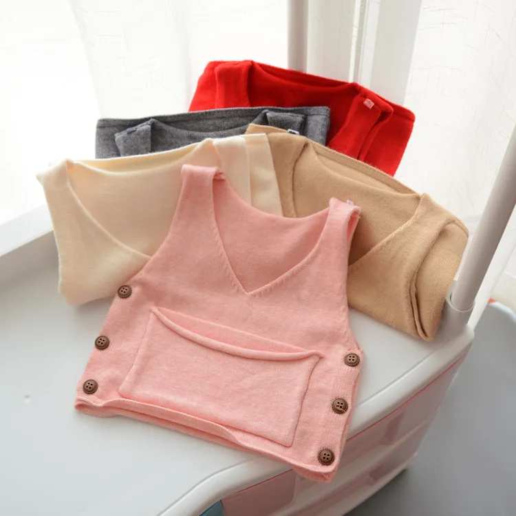 autumn winter baby girls vest newness infant girls clothes solid color newborn birthday outfits unisex girls boys baby jacket