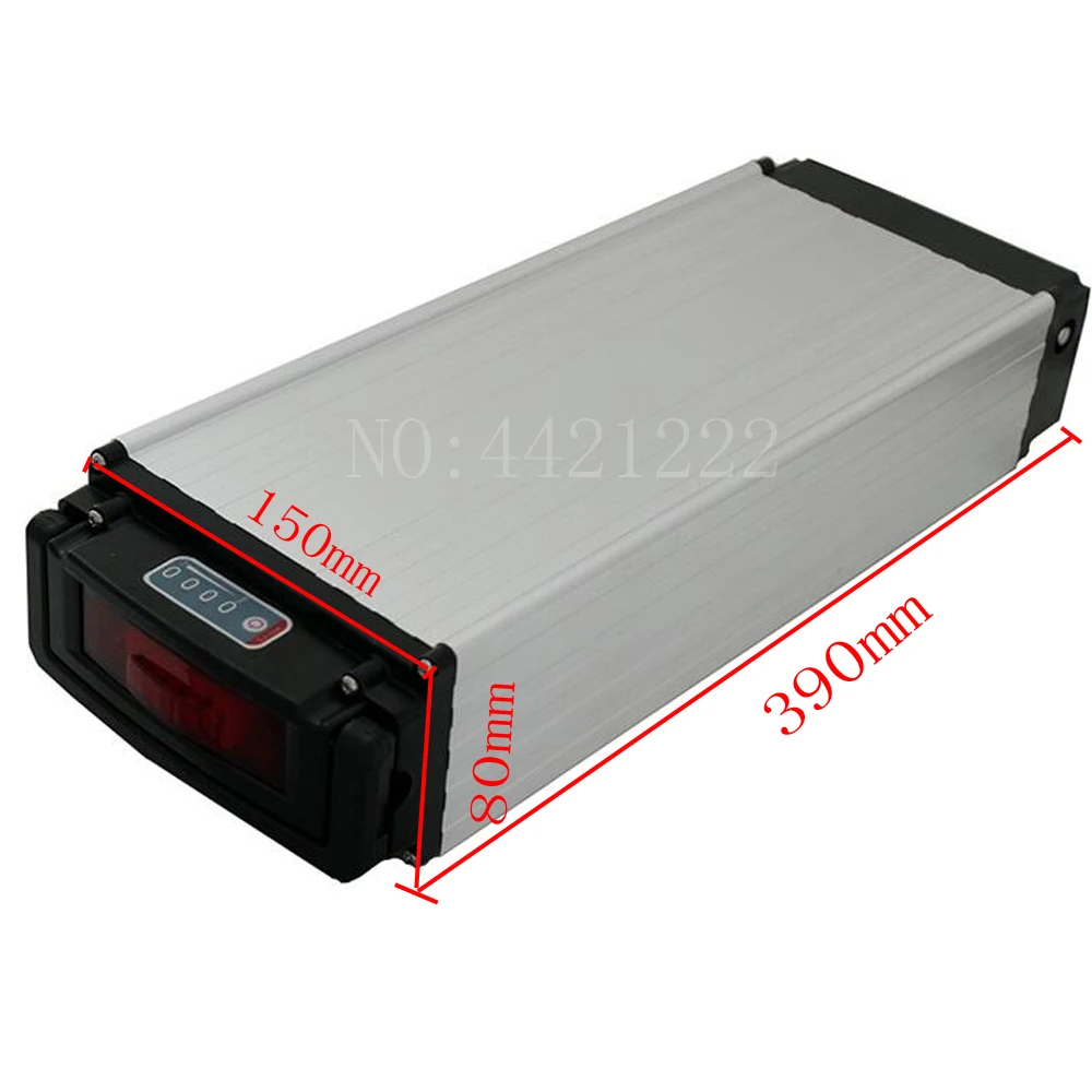 Discount 36V 30AH 1000W 1500W electric bicycle battery 36V ebike battery 36V rear rack battery use LG cell With Tail Light and 3A charger 6