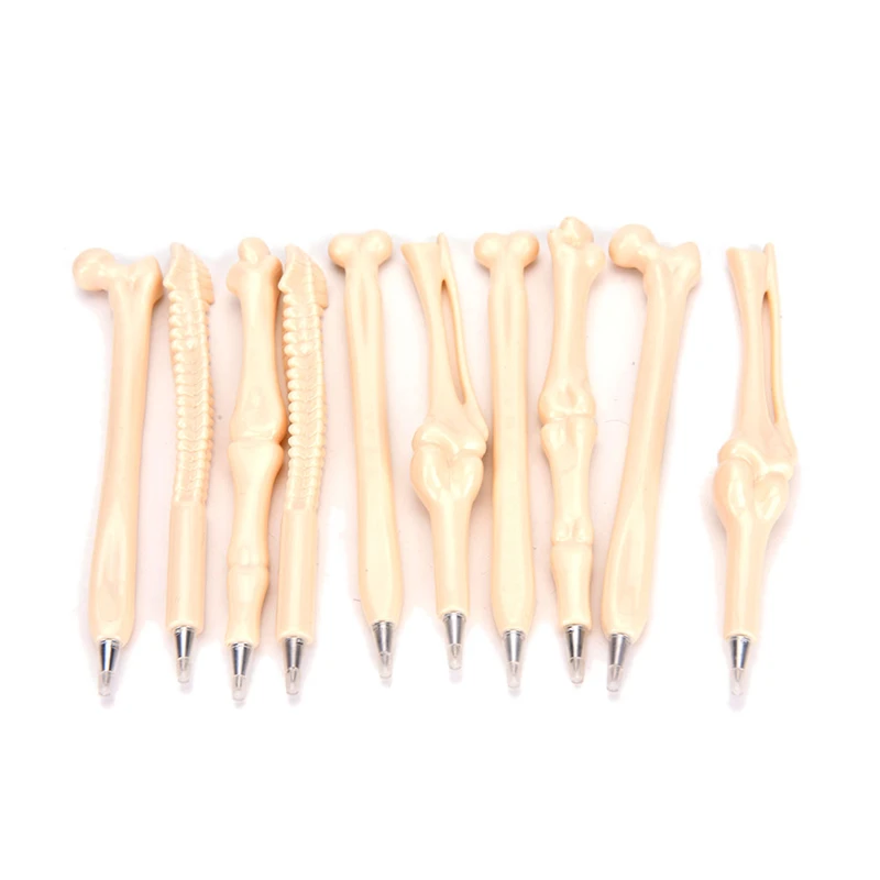 

1pcs Different Styles Pen Bone Shape Ballpoint Pens Wholesale New Creative Gift School Office Stationery