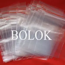 Ziplock Молнии прозрачные пластиковые пакеты 6x8 см, 1000 шт/партия
