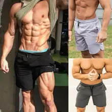 Мужская Спортивная тренировка Бодибилдинг летние шорты для мужчин Йога для тренировок в фитнес-зале шорты