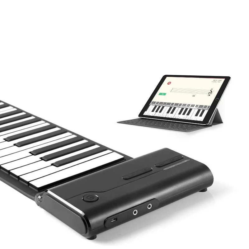 88 клавиш Roll Up Piano USB MIDI Smart Bluetooth клавиатура пианино|Пианино| |