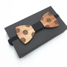 Продукт классический перо благородный деревянный лук галстуки для мужчин свадебные костюмы деревянная бабочка-бабочка форма Bowknots