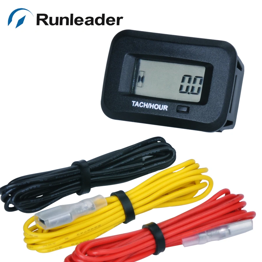 Runleader Tach счетчика Тахометр для газа Двигатели автомобиля 2 4 тактный генератор
