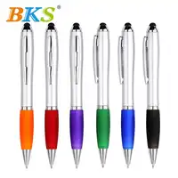 Factory Direct Supply Plastic Ballpoint Pen Gourd Paragraph Capacitive Pen can be Customized LOGO Advertising Ballpen 100pcs