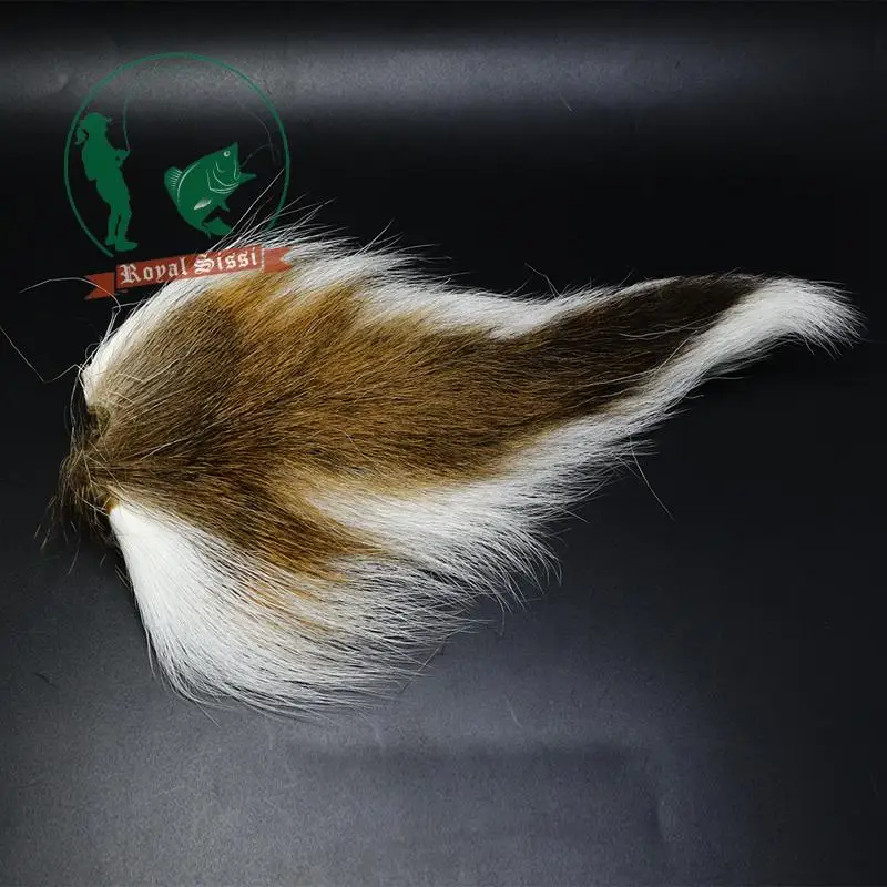 5 цветов большие северные bucktail длинные пряди окрашенные bucktail Волосы мухобойка материал для длинных стримеров, обманщиков, клоузеров, джигов