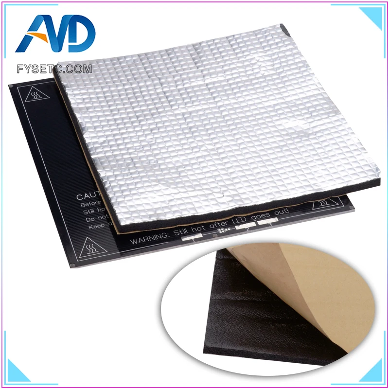 1 قطعة الحرارة العزل القطن 200/300 ملليمتر احباط ذاتية اللصق العزل القطن 10 ملليمتر سمك 3D طابعة التدفئة السرير ملصقا 1 قطعة الحرارة العزل القطن 200/300 ملليمتر احباط ذاتية اللصق العزل القطن 10 ملليمتر سمك 3D طابعة التدفئة السرير ملصقا