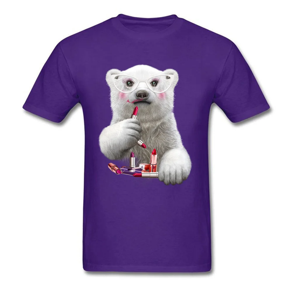 Fashion PAULA LIPSTICK Design Short Sleeve Top T-shirts Fall O-Neck All Cotton Tops Shirt for Men Tee Shirts Custom PAULA LIPSTICK purple
