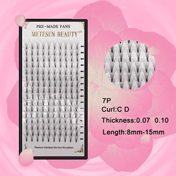Metesen Beauty premade volume lash fans premium natural silk lashes 16rows 7p volume synthetic hair long false make up eyelashes Metesen Beauty premade volume lash fans premium natural silk lashes 16rows 7p volume synthetic hair long false make up eyelashes