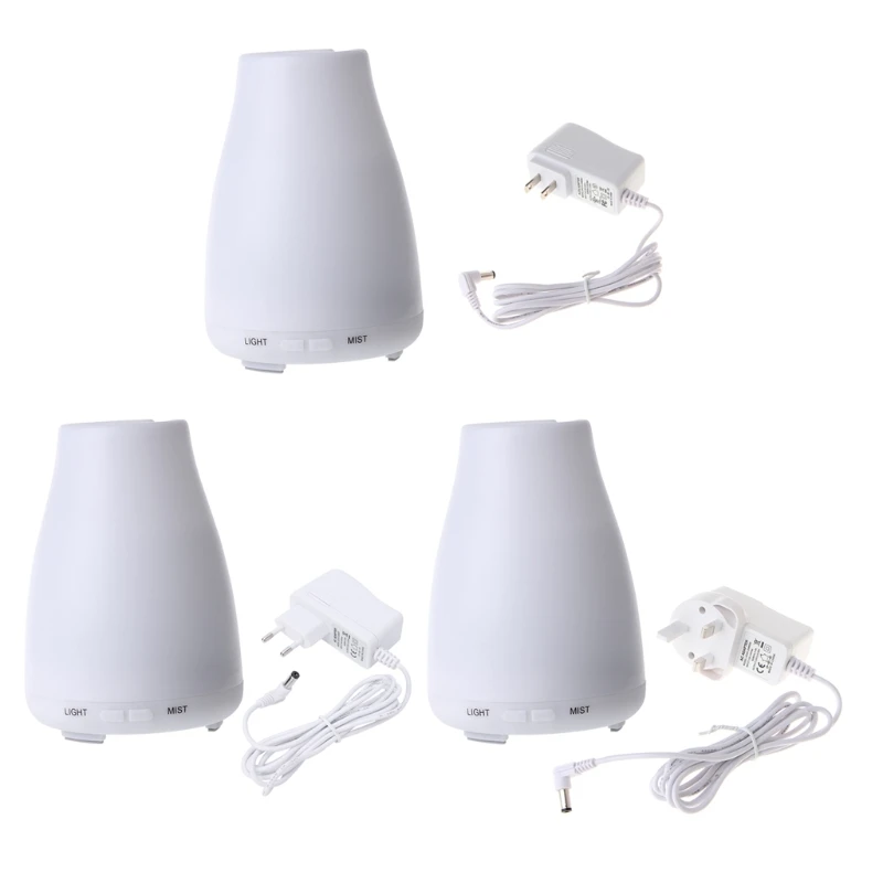 

100ml Aroma Diffuser Electric Air Humidifier Essential Oil Mist Maker 7 Colors