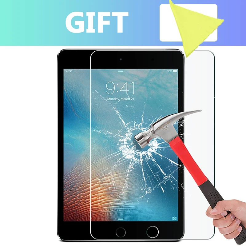 9 H Экран протектор для iPad mini 2 3 4 5 закаленное Стекло для iPad Pro 11 10,5 Экран защиты для iPad Air 2 2017 Pro 9,7 2018