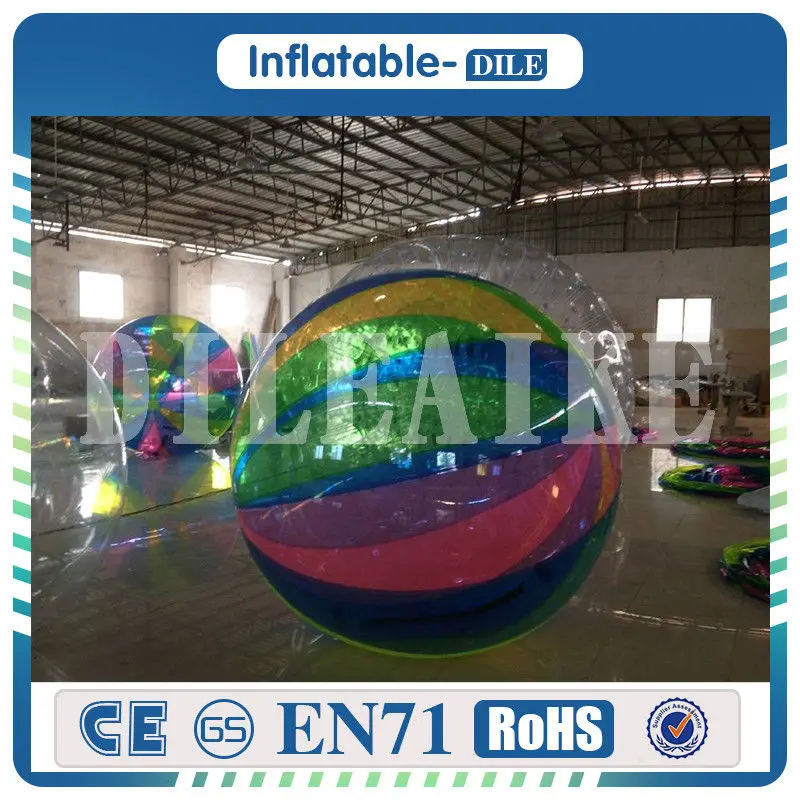 

Free Shipping 0.8mm PVC 1.8m Inflatable Water Zorb Ball Water Polo Ball Inflatable Water Ball Water Walking Wall