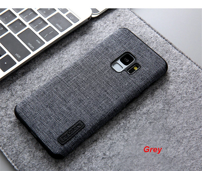 BBSW For Galaxy S9 Plus Cover Linen Cloth+Soft Silicone TPU Shockproof Phone Back Case For SAMSUNG S9 S9+ Protective Shell Capa (7)