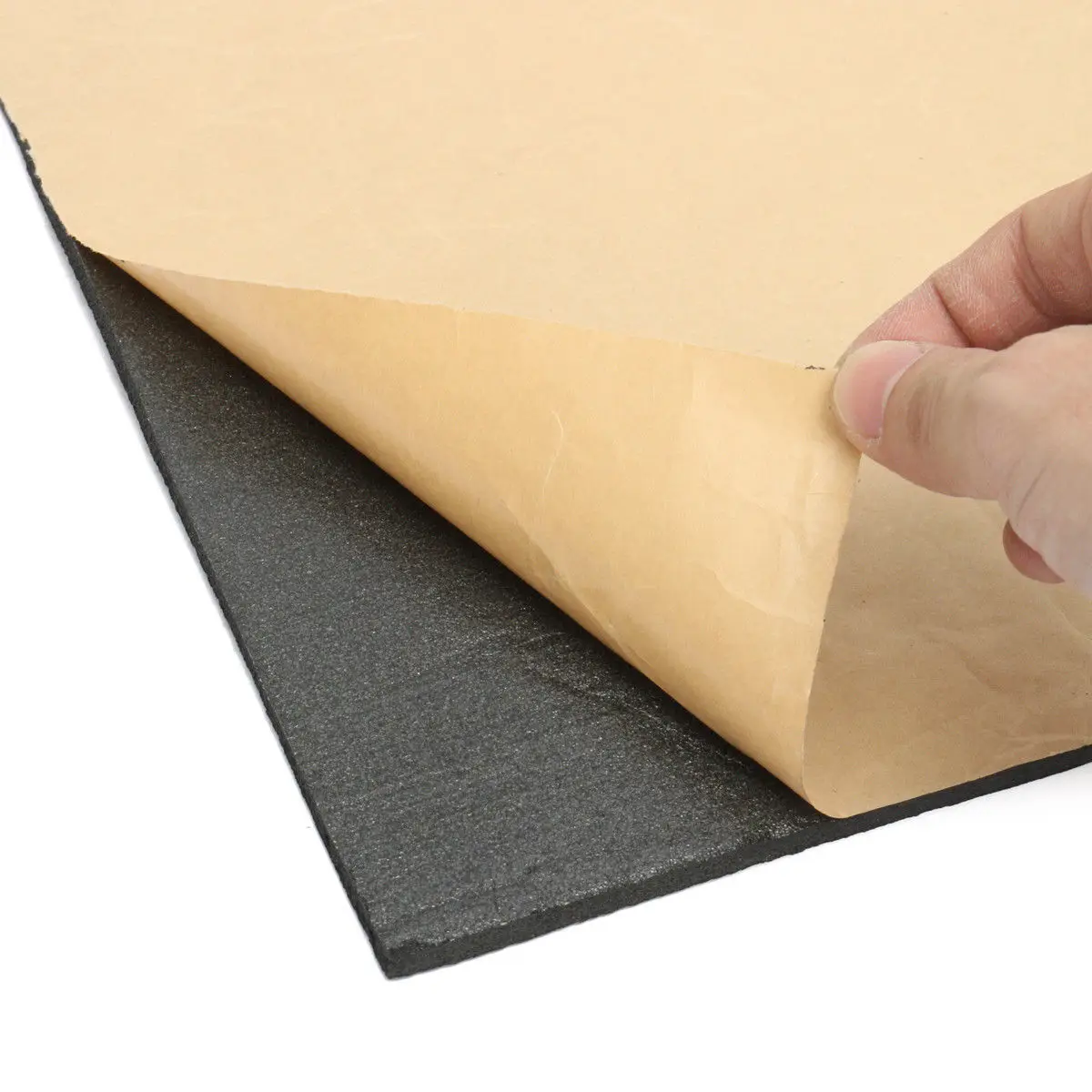 

9Pcs Self Adhesive Cotton Insulation Thick Soundproof Rubber Absorbing Car Noise Foam Insulation Board