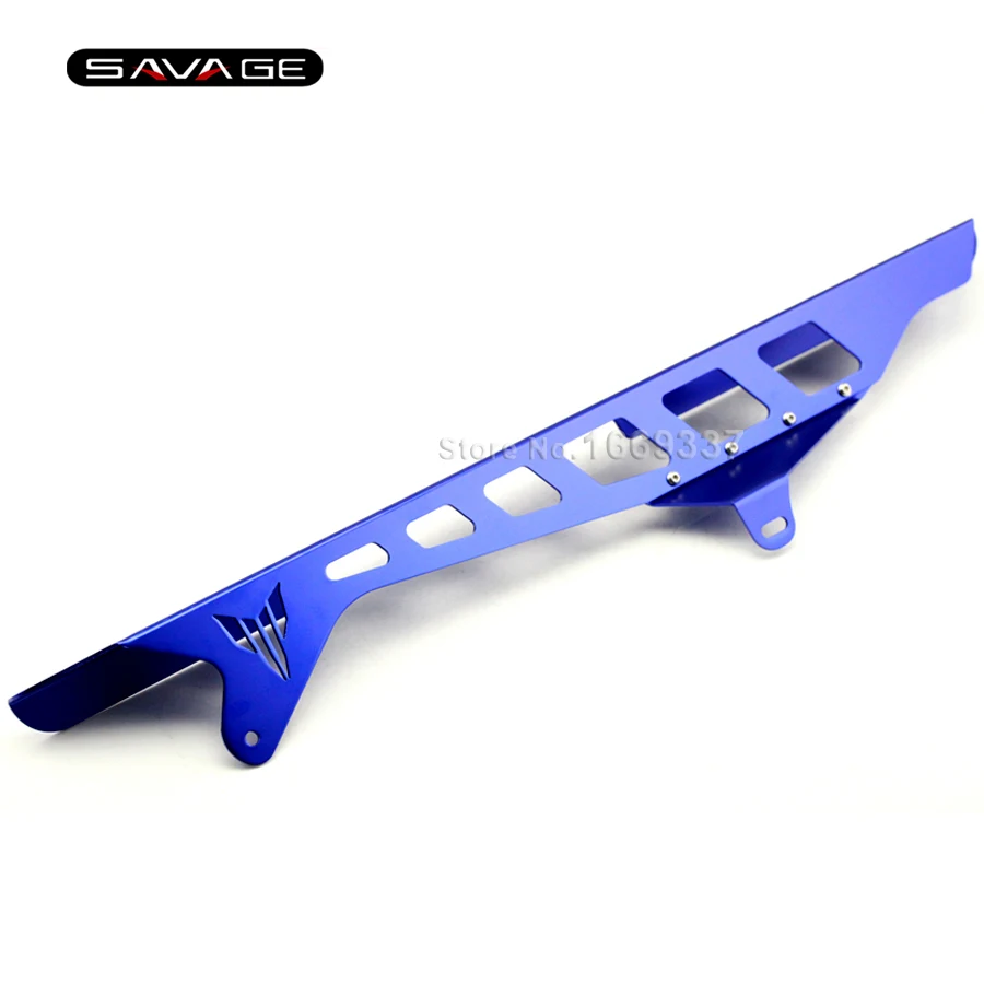 

For YAMAHA YZF R25/R3 YZF-R3 YZF-R25 Motorcycle Accessories CNC Aluminum Chain Guard Protector Cover Blue