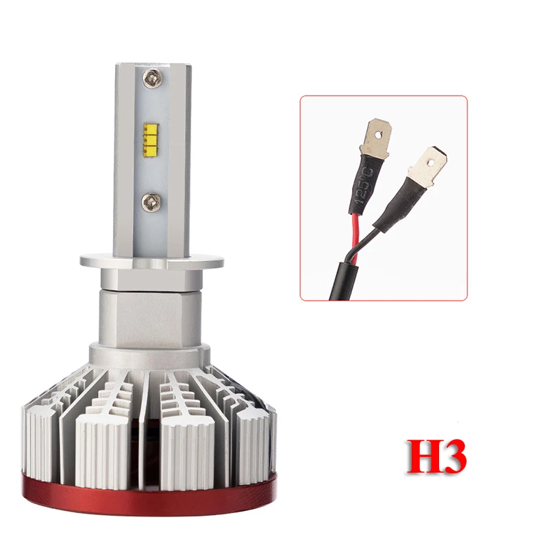 Zdatt зэс H4 LED H7 H8 H9 H11 H1 H3 светодиодные лампы 9005 HB3 9006 HB4 фар 12000Lm света автомобиля canbus 12 В туман лампа автомобилей 6500 К автомобиль