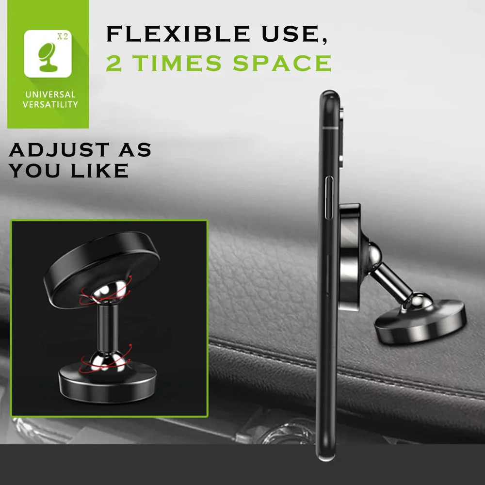  KISSCASE Universal Luminous Magnetische Auto Telefon Halter Stehen in Auto Für Samsung Note 10 9 iP
