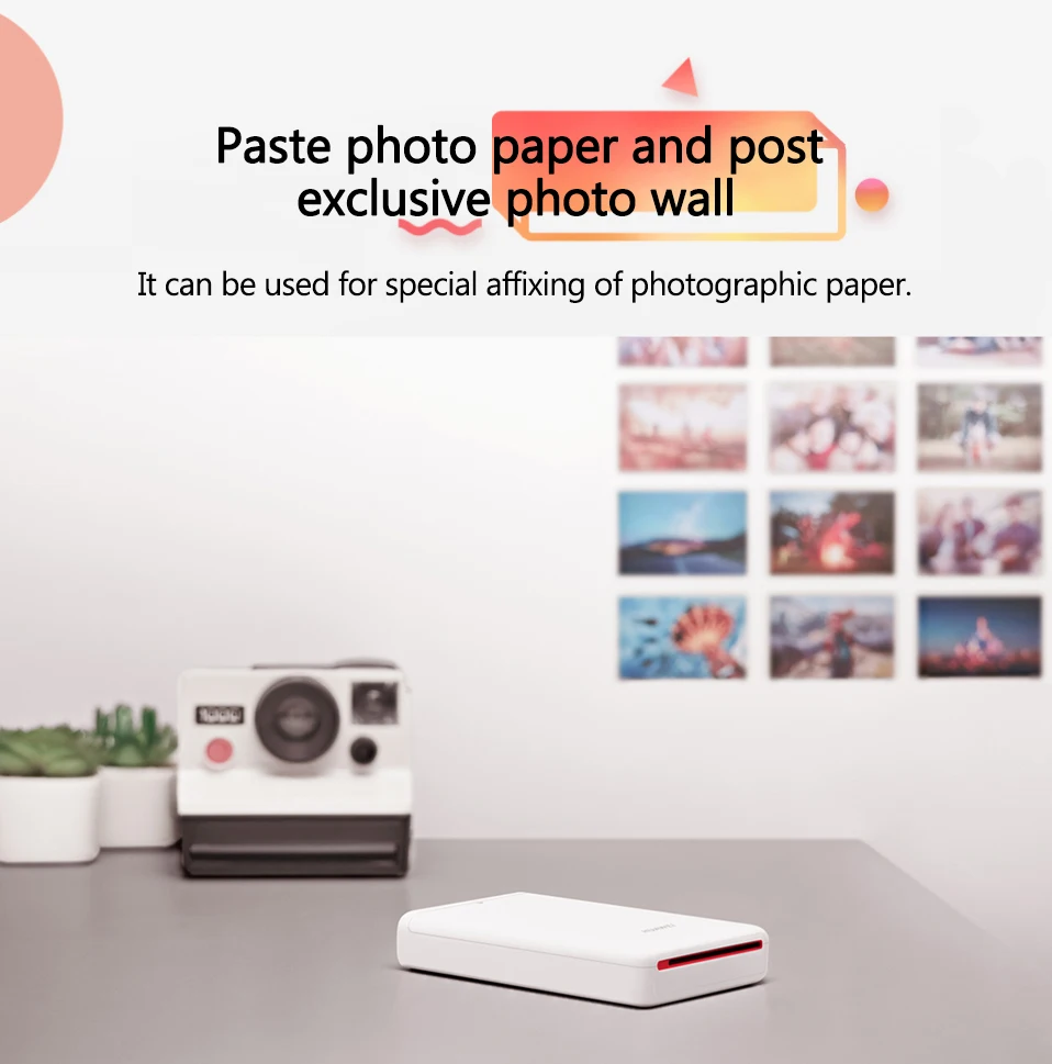 huawei Honor фотопринтер AR Zink портативный принтер Карманный Bluetooth принтер поддержка DIY поделиться 500 мАч Карманный принтер