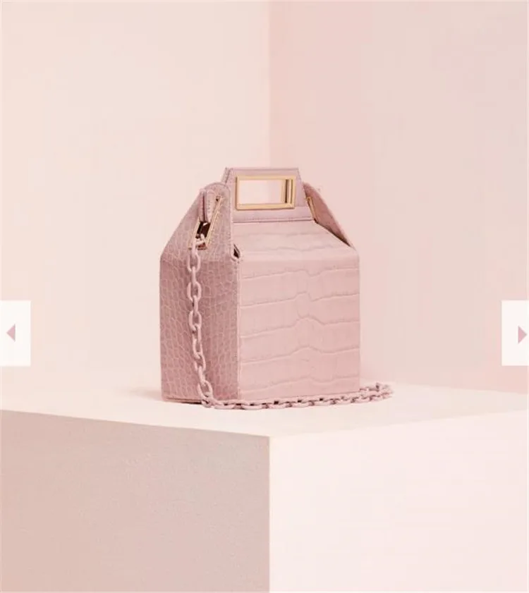 Ins акриловые цепи коробка сумка для женщин зима вельвет цвет плед печати сумки дамы девушки сумки на плечо бренды дизайн шик