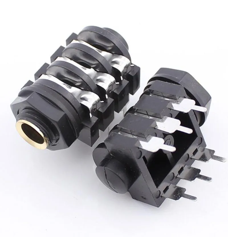 Microphone jack 6.5mm 6pin stereo Socket / KTV Microphone Audio 6.35