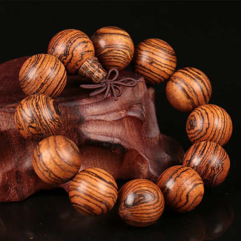 Браслет из натурального табби сандалового дерева с гравировкой и бусинами Будда, браслеты для мужчин и женщин, Деревянные ювелирные изделия