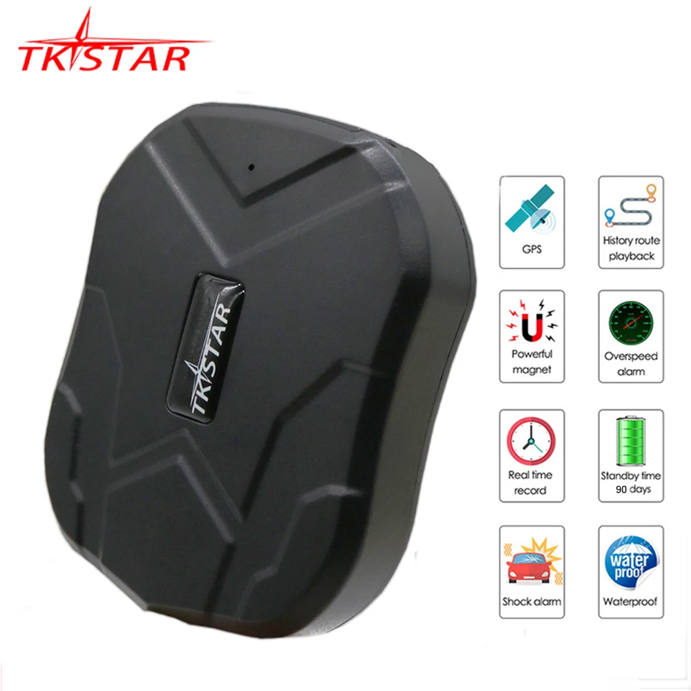 GPS rastreador coche 90 días en espera TKSTAR TK905 GPS localizador impermeable GPS rastreador Auto imán Monitor de voz aplicación Web gratuita PK TK915