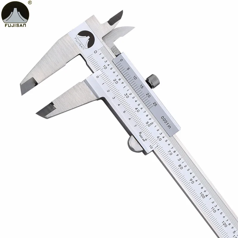 US $21.14 FUJISAN Vernier Caliper 6 0150mm002mm 11000in Stainless Steel Gauge Micrometer Measuring Tools