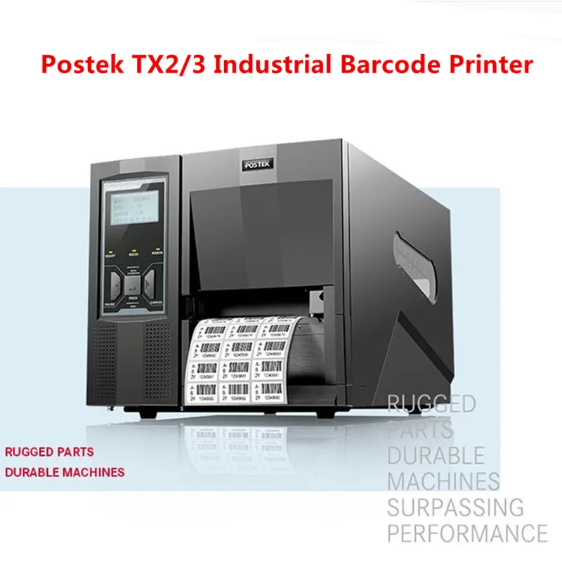 Postek TX2 طابعة باركود 203 ديسيبل متوحد الخواص الصناعية طابعة ، الإلكترونية/مجوهرات تسمية طابعة الملابس علامة طابعة تكلفة-فعالة