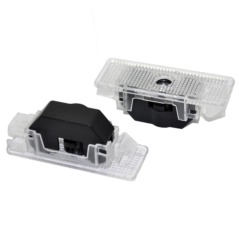 2 قطعة شعار LED العارض شبح الظل مصابيح لسيارة BMW E39 X5 E53 E52 528I سيارة الباب مرحبا مصباح لا الحفر سيارة التصميم