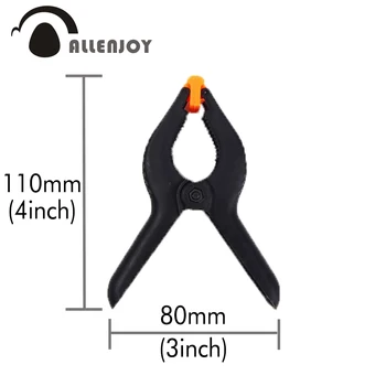 

Allenjoy 4inch photography studio backdrop clamps plastic clips for photography camera shooting