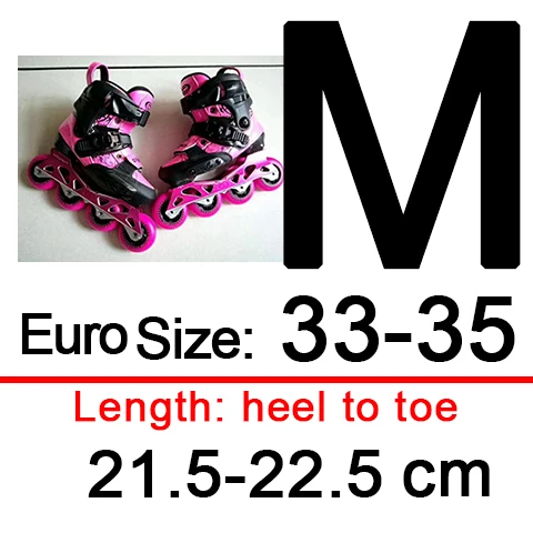 Детские роликовые коньки Slalom CityRun, роликовые коньки, роликовые коньки, обувь для уличных катаний, Детские регулируемые кроссовки IA109 - Цвет: red size M