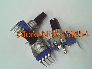 

2PCS Potentiometer switch RK11 type B10K axis length 13MM