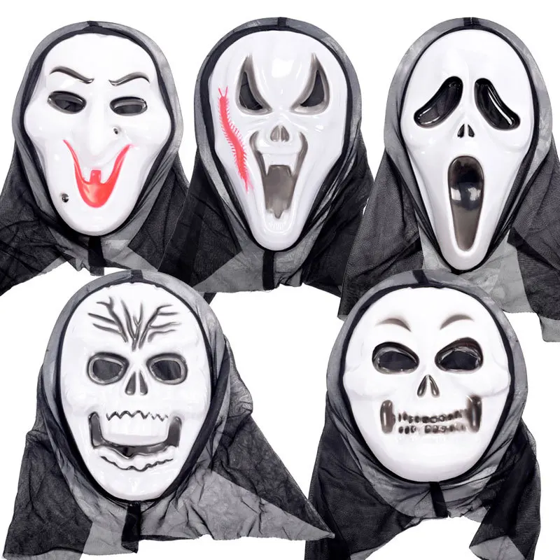 1pcs Scary Vampire MichaelMyers Cosplay Party Plastic Mask Horror Movie