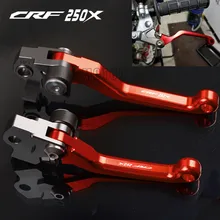 For Honda CRF250X 2004-2017 2005 CRF250 CRF 250X 250 X CNC Aluminum Motorcycle Dirt Pit Bike Motocross Pivot Brake Clutch Levers aluminum gear shift lever for cqr motocross 250cc motorcycle zongshen crf250 230 dirt bike