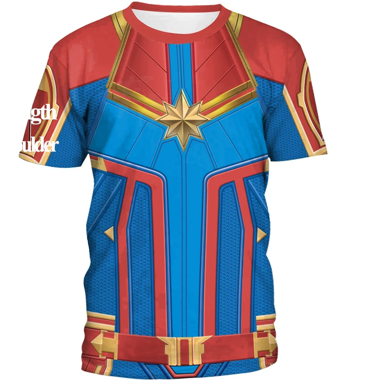 

Summer Marvel Avengers 3D Printed Ironman T Shirt Men Compression Crossfit Short Sleeve Men T-Shirt Fashion Fitness Clothing
