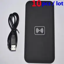 10 шт. Qi Стандартный Беспроводной MC-02A зарядки Зарядное устройство Подставка для передатчика для samsung Galaxy S 3 4 5 6 7 Note 2 3 4 5