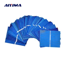 AIYIMA 100pcs 0 5V 0 2W 0 4A 39 31 2mm Polycrystalline Silicon Solar Panel DIY