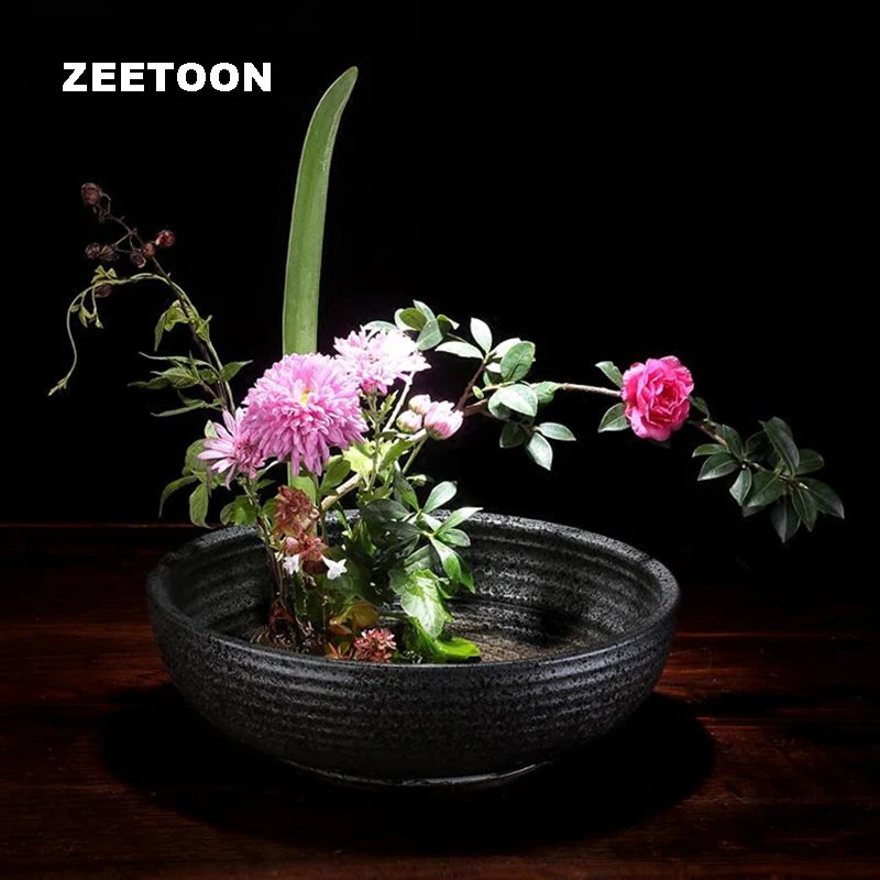 Japanese Style Vintage Vase Ikebana Creative Home Decor Tabletop