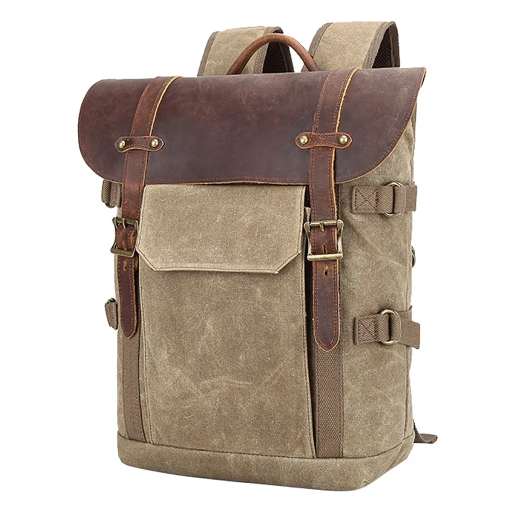 Hot Premium Vintage Photography Backpack Waterproof Canvas Bag for Men Camera Bags Drop Shipping 0312#3 | Электроника