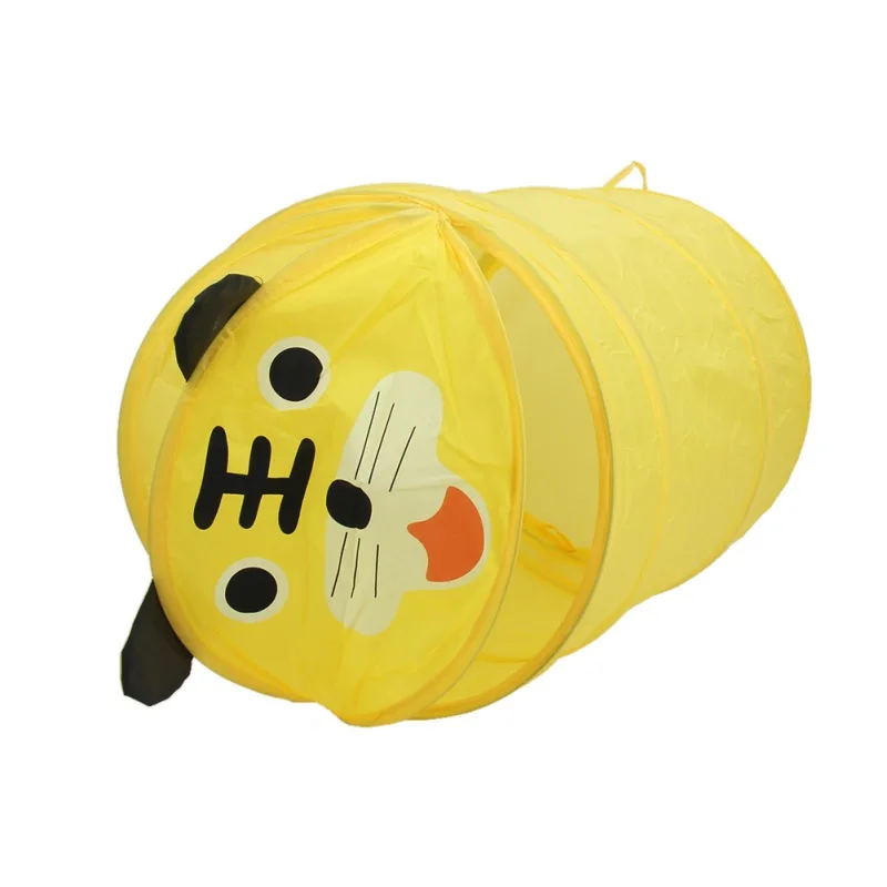 9 نمط لطيف الكرتون الحيوان تخزين دلو جميل و الأزياء للطي اسطوانة الغسيل سلة لعبة مربع المنظم