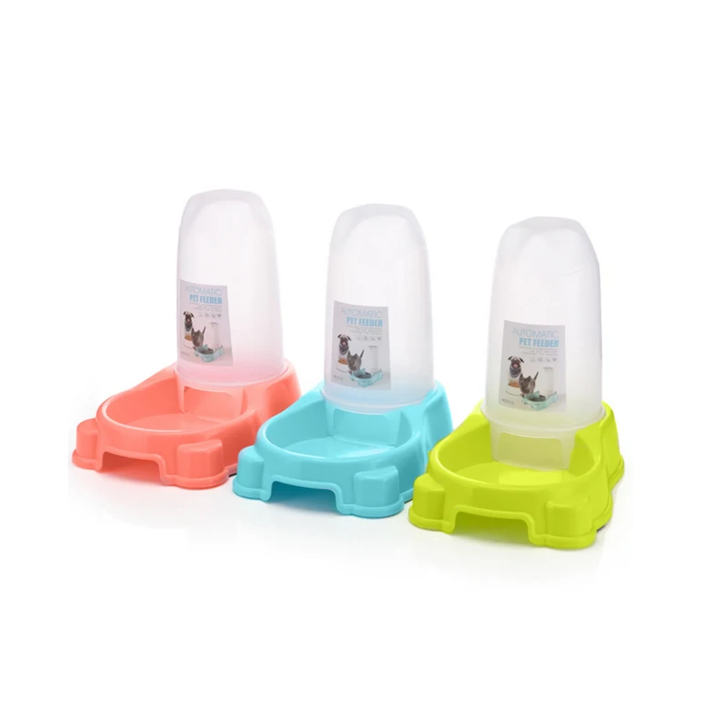 

Automatic Pet Feeder No-Slip Dog Cat Bowl Water Bottles Dispenser Food Dish Bowls for Dogs Cats Pet Drinker Feeder
