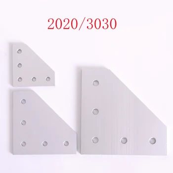 

Hi-Q anodized 90 Degree Joining Plate with 5 OR 7 Holes For EU Standard 2020 OR 3030 Aluminum Profile Slot for Kossel DIY CNC