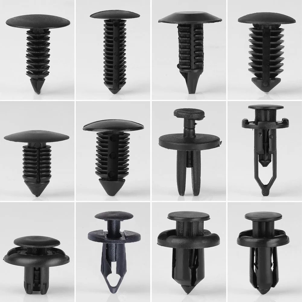 240x Nylon пластиковые зажимы заклепки для ford Toyota Honda 6.3mm 8mm 9mm 9.5mm 10mm авто крепеж