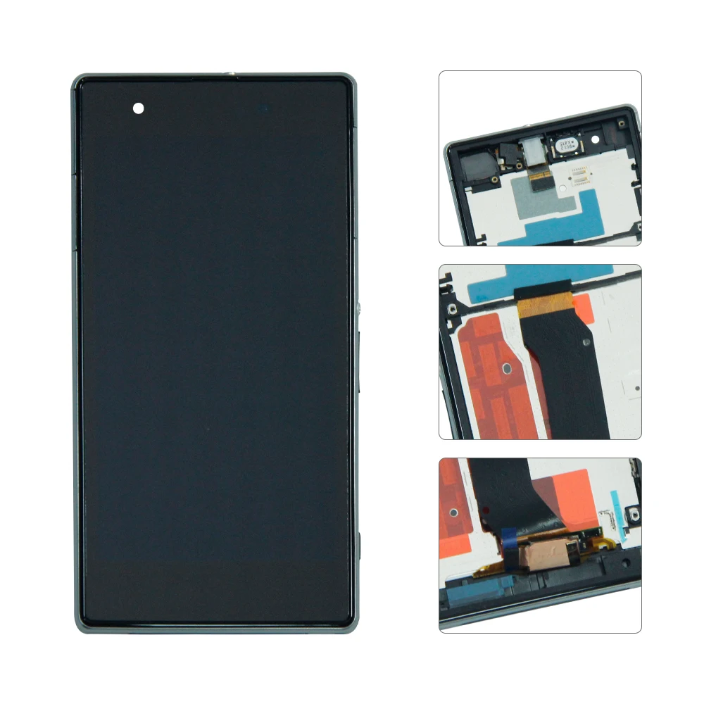 Бесплатная доставка для Sony Xperia Z1S L39T C6916 дисплей кодирующий преобразователь