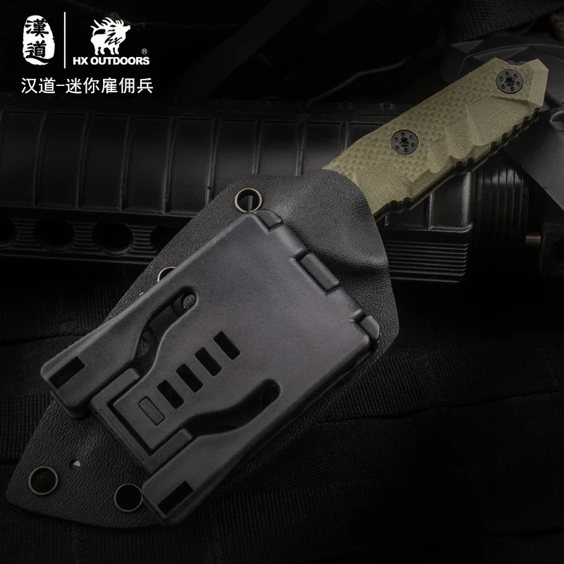 Lapangan D2 Knife, Pisau Di G10 3